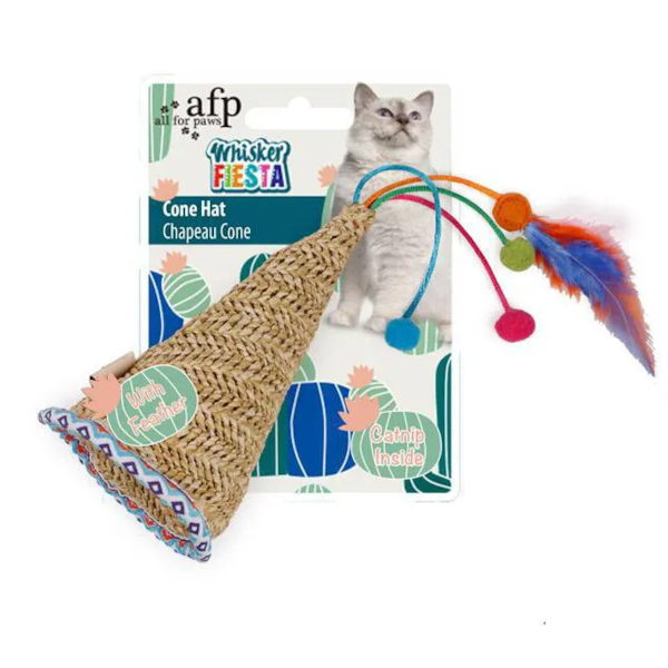 BRINQUEDO PARA GATOS AFP WHISKER CONE HAT