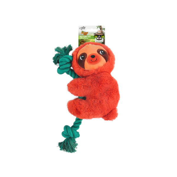 Brinquedo Pelúcia e Corda Afp Bicho Preguiça para Cachorro - Safari Brinquedo Pelúcia e Corda Afp Bicho Preguiça para Cachorro - Safari