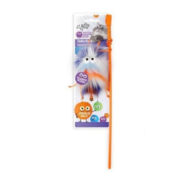 Brinquedo Varinha Afp Monstrinho Laranja Para Gatos Furry Ball - Afp Brinquedo Varinha Afp Monstrinho Laranja Para Gatos Furry Ball - Afp