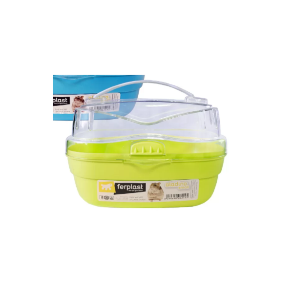Caixa de Transporte Para Roedores Amarela P - Ferplast Caixa de Transporte Para Roedores Amarela P - Ferplast