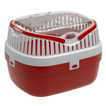 Caixa de Transporte Para Roedores Vermelha M - Ferplast Caixa de Transporte Para Roedores Vermelha M - Ferplast