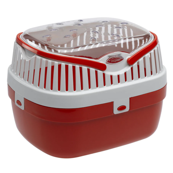 Caixa de Transporte Para Roedores Vermelha M - Ferplast Caixa de Transporte Para Roedores Vermelha M - Ferplast