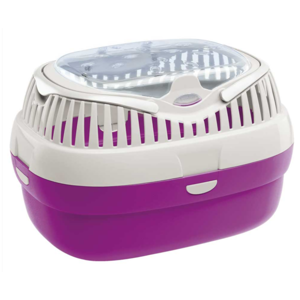 Caixa de Transporte Para Roedores Violeta G - Ferplast Caixa de Transporte Para Roedores Violeta G - Ferplast