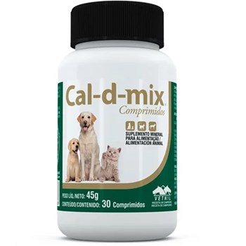 Cal D Mix 30 comprimidos - Vetnil