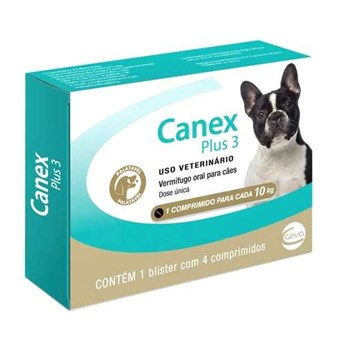 Canex Plus 3 10kg 4 comprimidos - Ceva