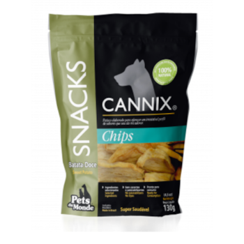 Cannix Chips Batata Doce 130g - Pets Du Monde Cannix Chips Batata Doce 130g - Pets Du Monde