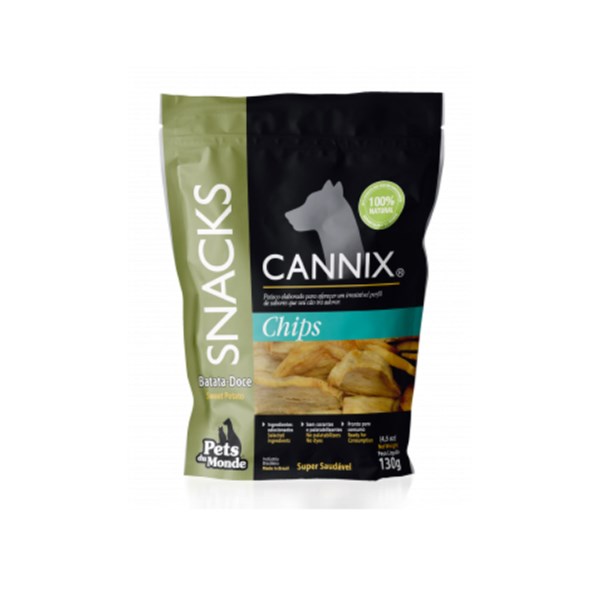 Cannix Chips Batata Doce 130g - Pets Du Monde