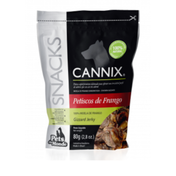 Cannix Gizzard Jerkey 80g - Pets Du Monde Cannix Gizzard Jerkey 80g - Pets Du Monde