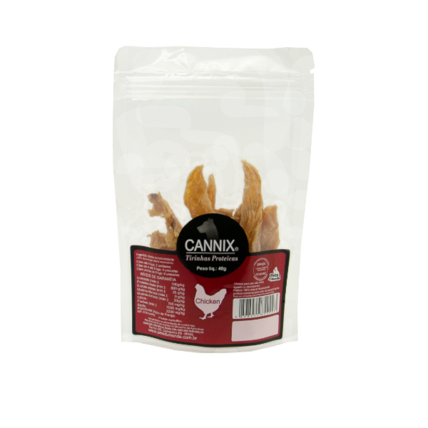 Cannix Tirinhas de Frango 40g - Pets Du Monde Cannix Tirinhas de Frango 40g - Pets Du Monde