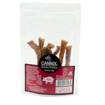 Cannix Tirinhas de Porco 40g - Pets Du Monde Cannix Tirinhas de Porco 40g - Pets Du Monde