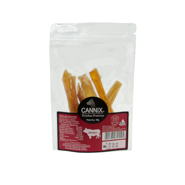 Cannix Tirinhas de Tendão 40g - Pets Du Monde Cannix Tirinhas de Tendão 40g - Pets Du Monde