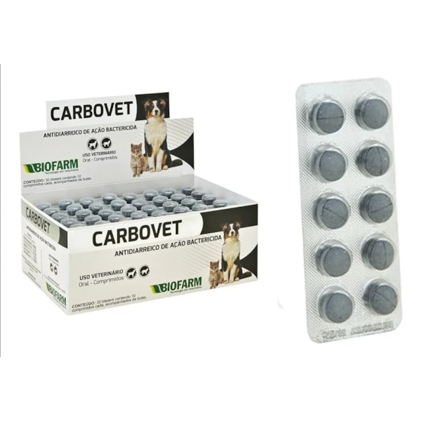 Carbovet 10 comprimidos -