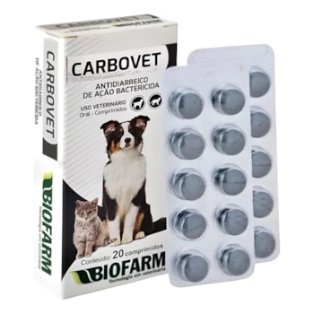 Carbovet Antibiótico 20 comprimidos