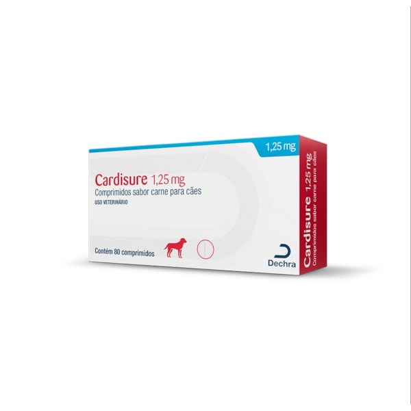 Cardisure 1,25mg 80 comprimidos - Dechra Cardisure 1,25mg 80 comprimidos - Dechra