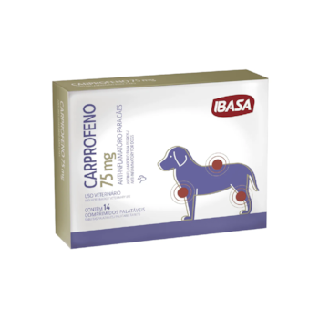 Carprofeno 75mg 14 Comprimidos - Ibasa Carprofeno 75mg 14 Comprimidos - Ibasa