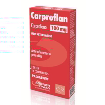 Carproflan 100mg 14 comprimidos - Agener União Carproflan 100mg 14 comprimidos - Agener União