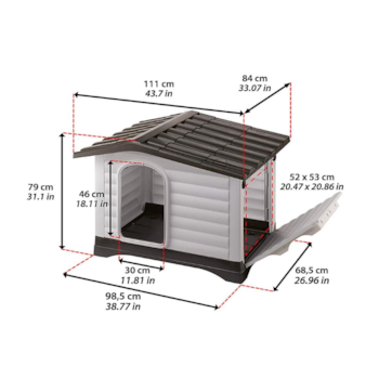Casa Dog Villa - Ferplast Casa Dog Villa - Ferplast