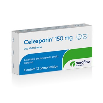 Celesporin 150mg 12 comprimidos - Ouro FIno