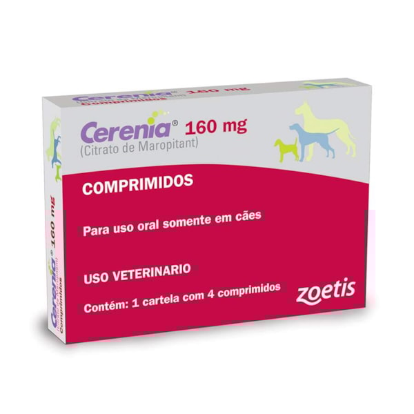 Cerenia 160mg 4 comprimidos - Zoetis Cerenia 160mg 4 comprimidos - Zoetis