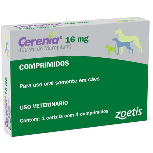 Cerenia 16mg 4 comprimidos - Zoetis Cerenia 16mg 4 comprimidos - Zoetis