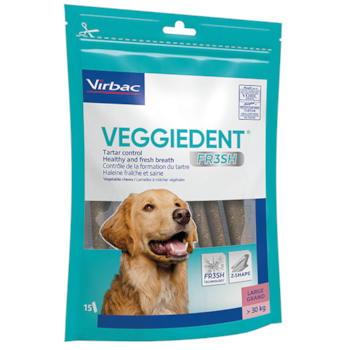 CET VEGGIE DENT VIRBAC CAES GRANDES 15UN