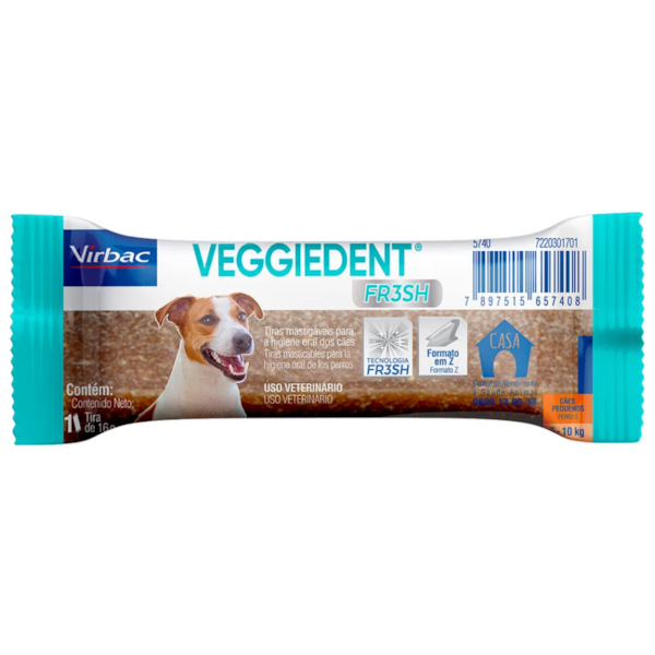 CET VEGGIE DENT VIRBAC CAES PEQUENOS 15UN CET VEGGIE DENT VIRBAC CAES PEQUENOS 15UN