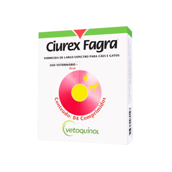 Ciurex Fraga C/ 4 comprimidos - Vetoquinol