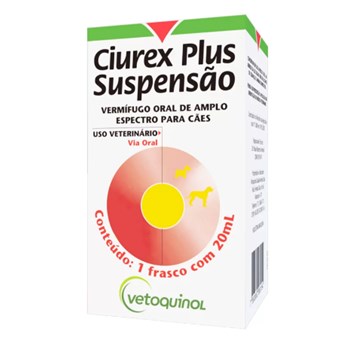 Ciurex Plus Suspensão 20ml - Vetoquinol
