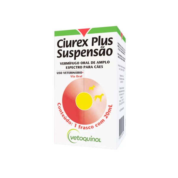 Ciurex Plus Suspensão 20ml - Vetoquinol