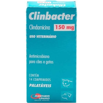 Clinbacter Pet 150mg 14 comprimidos - Agener União