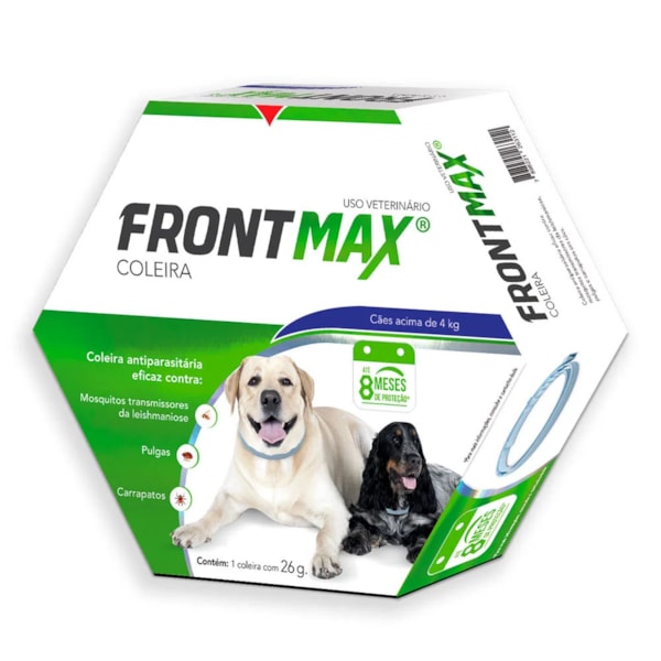 Coleira Anti Pulgas Frontmax Cães acima de 4kg - Vetoquinol Coleira Anti Pulgas Frontmax Cães acima de 4kg - Vetoquinol