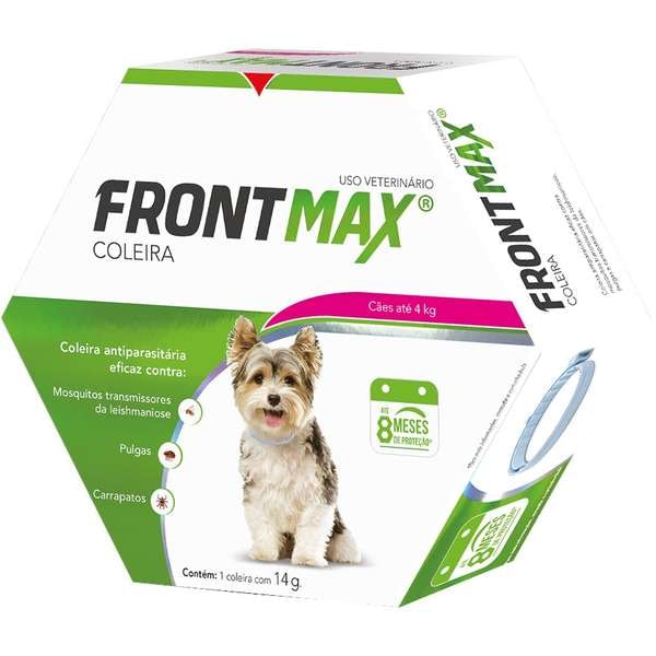 Coleira Anti Pulgas Frontmax Cães até 4kg - Vetoquinol Coleira Anti Pulgas Frontmax Cães até 4kg - Vetoquinol
