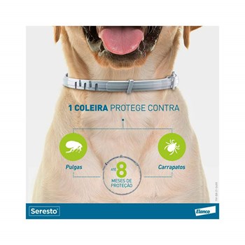 Coleira Antipulgas Seresto Cães acima de 8kg 70cm - Bayer