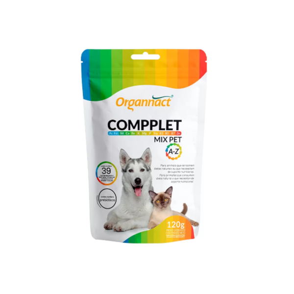 Compplet Mix Pet A-Z 120g - Organnact Compplet Mix Pet A-Z 120g - Organnact