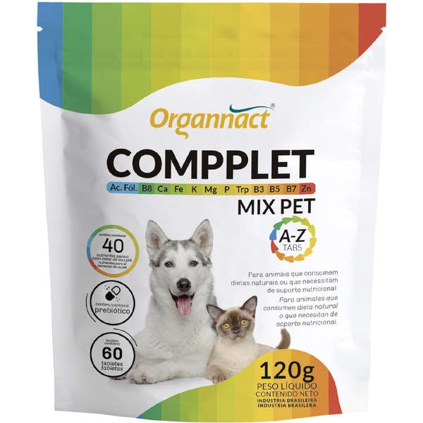 Compplet Mix Tabs 120g - Organnact Compplet Mix Tabs 120g - Organnact