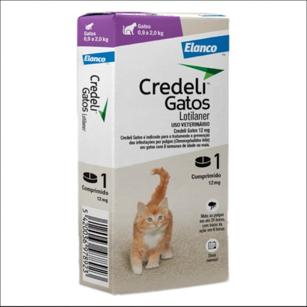 Credeli gatos 12MG - 900 G A 2 KG - Elanco