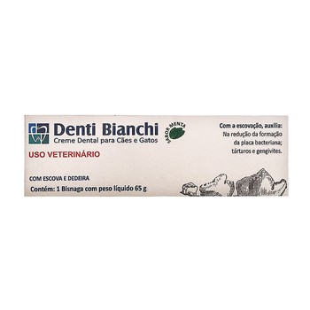 Creme Dental Denti Bianchi Com Escova E Dedeira