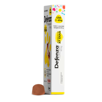 Defenza Cães 2-4,5kg - 45mg MSD Defenza Cães 2-4,5kg - 45mg MSD