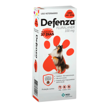 Defenza Cães 4,5-10kg - 100mg MSD Defenza Cães 4,5-10kg - 100mg MSD