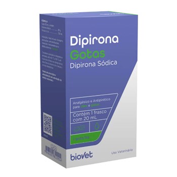 Dipirona Gotas 20ml - Biovet