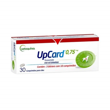 Diurético Upcard 0,75 mg Cães