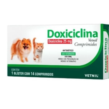 Doxiciclina 25mg 24x14cp - Vetnil