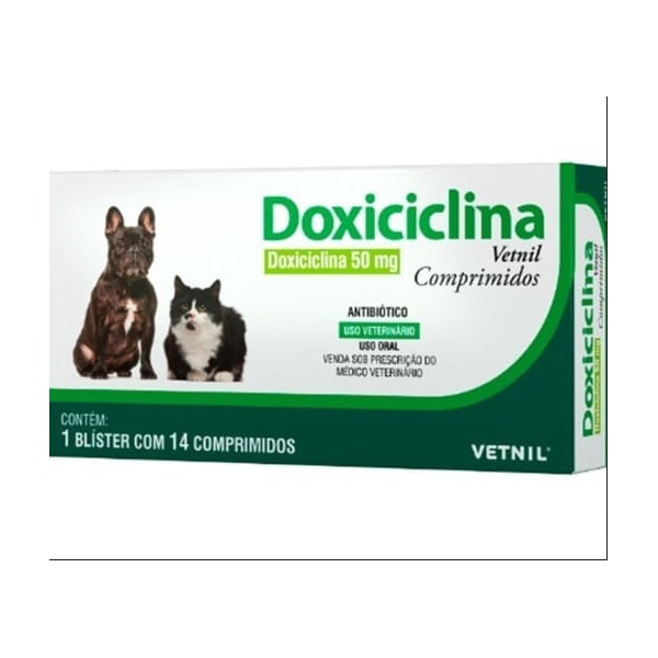Doxiciclina 50mg 24x14 cp - Vetnil Doxiciclina 50mg 24x14 cp - Vetnil