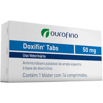 Doxifin Tabs Dipy 50mg 14 comprimidos - Ouro Fino