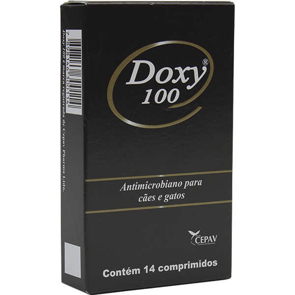 Doxy 100mg Antimicrobiano 14 comprimidos - Cepav Doxy 100mg Antimicrobiano 14 comprimidos - Cepav