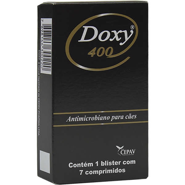 Doxy 400mg Antimicrobiano 7 comprimidos - Cepav Doxy 400mg Antimicrobiano 7 comprimidos - Cepav