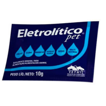 Eletrolítico Pet Sachê 10g - Vetnil Eletrolítico Pet Sachê 10g - Vetnil