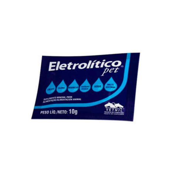Eletrolítico Pet Sachê 10g - Vetnil Eletrolítico Pet Sachê 10g - Vetnil