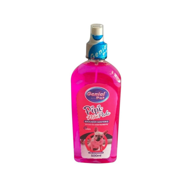 Eliminador de Odor Pipi Não Pode 500ml - Genial Pet Eliminador de Odor Pipi Não Pode 500ml - Genial Pet