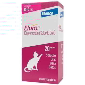 Elura Solução Oral para Gatos 20mg/ml 15 ml